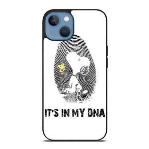 SNOOPY THE PEANUTS FINGER PRINT MY DNA iPhone 13 Case Cover