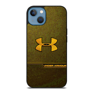 UNDER ARMOUR LOGO EMBROIDERY YELLOW iPhone 13 Case Cover UNDER ARMOUR LOGO EMBROIDERY YELLOW iPhone 13 Case Cover