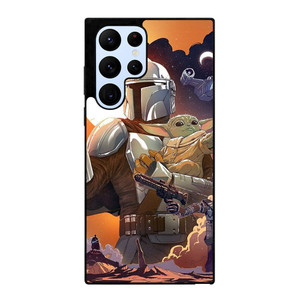 BABY YODA AND MANDALORIAN STAR WARS Samsung Galaxy S22 Ultra Case Cover