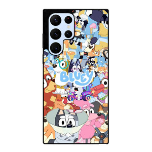 BLUEY CARTOON CHARACTERS COLLAGE Samsung Galaxy S22 Ultra Case Cover