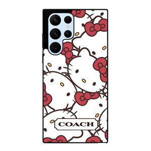 COACH NEW YORK HELLO KITTY FACE COLLAGE Samsung Galaxy S22 Ultra Case Cover