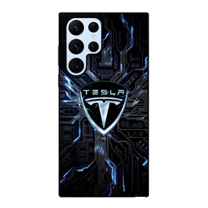 TESLA ELECTRIC CAR LOGO Samsung Galaxy S22 Ultra Case Cover