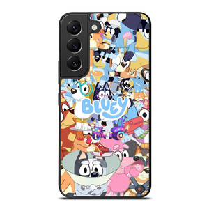 BLUEY CARTOON CHARACTERS COLLAGE Samsung Galaxy S22 Plus Case Cover