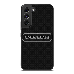 COACH NEW YORK LOGO BLACK Samsung Galaxy S22 Plus Case Cover
