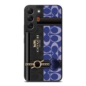COACH NEW YORK LOGO BLUE BAG Samsung Galaxy S22 Plus Case Cover