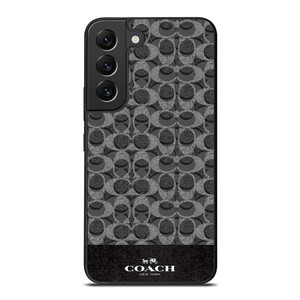 COACH NEW YORK LOGO DARK GREY Samsung Galaxy S22 Plus Case Cover