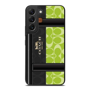 COACH NEW YORK LOGO GREEN BAG Samsung Galaxy S22 Plus Case Cover