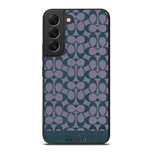 COACH NEW YORK LOGO PATTERN GREEN EMBLEM Samsung Galaxy S22 Plus Case Cover