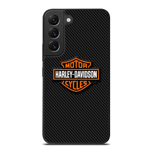 HARLEY DAVIDSON MOTORCYCLES LOGO CARBON Samsung Galaxy S22 Plus Case Cover