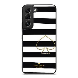 KATE SPADE NEW YORK BLACK STRIPES Samsung Galaxy S22 Plus Case Cover KATE SPADE NEW YORK BLACK STRIPES Samsung Galaxy S22 Plus Case Cover