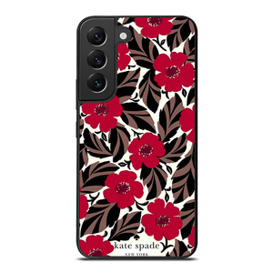 KATE SPADE NEW YORK LOGO RED ROSES Samsung Galaxy S22 Plus Case Cover KATE SPADE NEW YORK LOGO RED ROSES Samsung Galaxy S22 Plus Case Cover