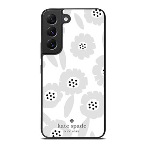 KATE SPADE NEW YORK LOGO WHITE FLOWER Samsung Galaxy S22 Plus Case Cover