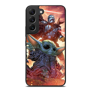 MANDALORIAN AND BABY YODA STAR WARS Samsung Galaxy S22 Plus Case Cover MANDALORIAN AND BABY YODA STAR WARS Samsung Galaxy S22 Plus Case Cover