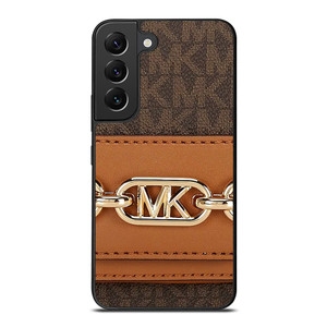 MICHAEL KORS MK LOGO BROWN BAG Samsung Galaxy S22 Plus Case Cover