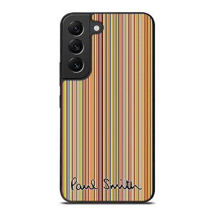 PAUL SMITH LOGO SIGNATURE PATTERN Samsung Galaxy S22 Plus Case Cover