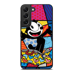 ROMERO BRITTO FELIX THE CAT ART Samsung Galaxy S22 Plus Case Cover
