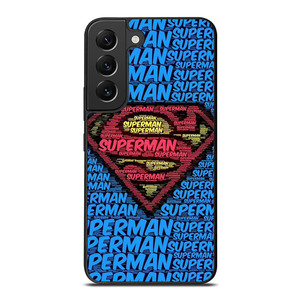 SUPERMAN TYPOGRAPHY LOGO Samsung Galaxy S22 Plus Case Cover