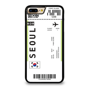 FLIGHT TICKETS SEOUL SOUTH KOREA iPhone 7 / 8 Plus Case Cover