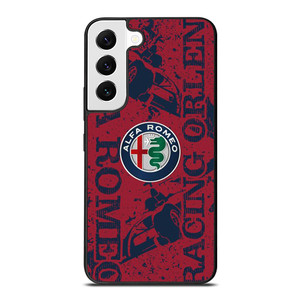 ALFA ROMEO LOGO ART CAR ICON Samsung Galaxy S22 Case Cover ALFA ROMEO LOGO ART CAR ICON Samsung Galaxy S22 Case Cover
