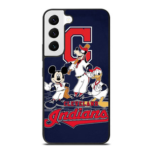 CLEVELAND INDIANS BASEBALL DISNEY MICKEY DONALD GOOFY Samsung Galaxy S22 Case Cover CLEVELAND INDIANS BASEBALL DISNEY MICKEY DONALD GOOFY Samsung Galaxy S22 Case Cover