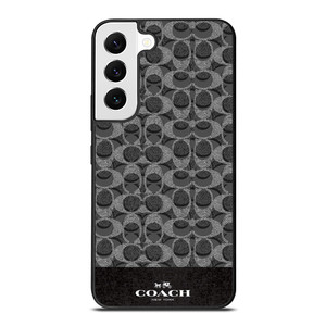 COACH NEW YORK LOGO DARK GREY Samsung Galaxy S22 Case Cover COACH NEW YORK LOGO DARK GREY Samsung Galaxy S22 Case Cover