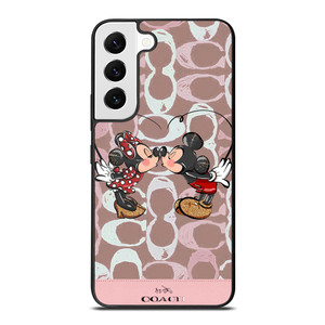COACH NEW YORK LOGO MICKEY MINNIE MOUSE DISNEY KISS Samsung Galaxy S22 Case Cover COACH NEW YORK LOGO MICKEY MINNIE MOUSE DISNEY KISS Samsung Galaxy S22 Case Cover