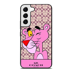 COACH NEW YORK LOGO X PINK PANTHER Samsung Galaxy S22 Case Cover