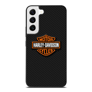 HARLEY DAVIDSON MOTORCYCLES LOGO CARBON Samsung Galaxy S22 Case Cover HARLEY DAVIDSON MOTORCYCLES LOGO CARBON Samsung Galaxy S22 Case Cover