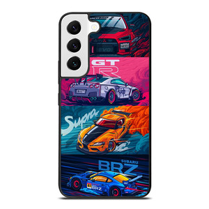 JAPAN RACING SPORTS CARS SUPRA GTR LANCER BRZ Samsung Galaxy S22 Case Cover