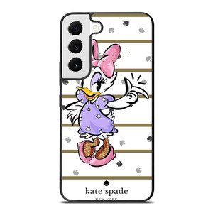 KATE SPADE NEW YORK LOGO DAISY DUCK DISNEY Samsung Galaxy S22 Case Cover