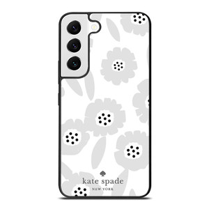 KATE SPADE NEW YORK LOGO WHITE FLOWER Samsung Galaxy S22 Case Cover