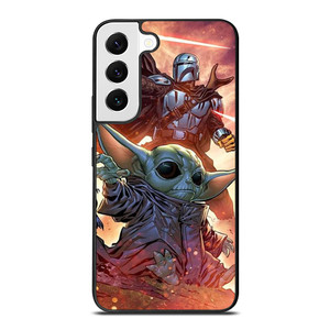 MANDALORIAN AND BABY YODA STAR WARS Samsung Galaxy S22 Case Cover MANDALORIAN AND BABY YODA STAR WARS Samsung Galaxy S22 Case Cover