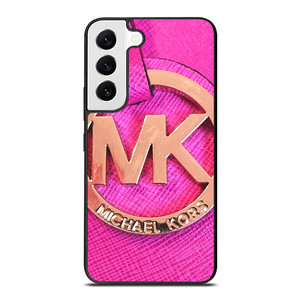 MICHAEL KORS MK LOGO PINK GOLD EMBLEM Samsung Galaxy S22 Case Cover