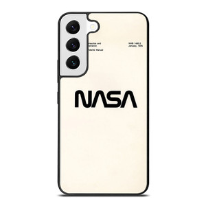 NASA LOGO WHITEI CON Samsung Galaxy S22 Case Cover NASA LOGO WHITEI CON Samsung Galaxy S22 Case Cover