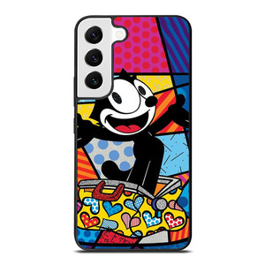 ROMERO BRITTO FELIX THE CAT ART Samsung Galaxy S22 Case Cover