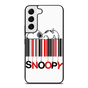 SNOOPY THE PEANUTS CARTOON BARCODE Samsung Galaxy S22 Case Cover