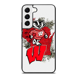WISCONSIN BADGERS UNIVERSITY FOOTBALL LOGO Samsung Galaxy S22 Case Cover