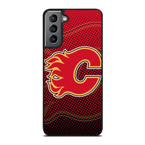 CALGARY FLAMES LOGO HOCKEY TEAM ICON Samsung Galaxy S21 Plus Case Cover