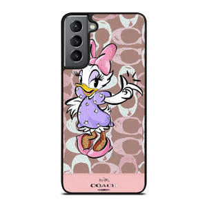 COACH NEW YORK DAISY DUCK DISNEY Samsung Galaxy S21 Plus Case Cover COACH NEW YORK DAISY DUCK DISNEY Samsung Galaxy S21 Plus Case Cover