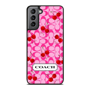 COACH NEW YORK LOGO CHERRY Samsung Galaxy S21 Plus Case Cover COACH NEW YORK LOGO CHERRY Samsung Galaxy S21 Plus Case Cover