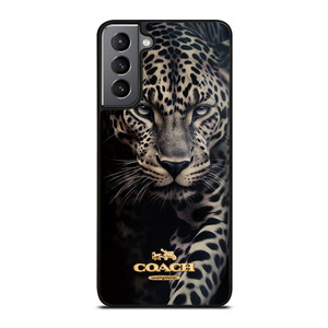 COACH NEW YORK LOGO LEOPARD Samsung Galaxy S21 Plus Case Cover COACH NEW YORK LOGO LEOPARD Samsung Galaxy S21 Plus Case Cover