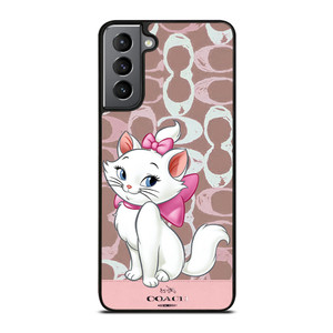 COACH NEW YORK LOGO MARIE ARISTOCAT DISNEY Samsung Galaxy S21 Plus Case Cover