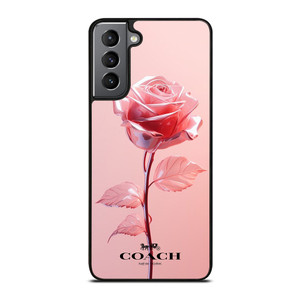COACH NEW YORK PINK ROSE Samsung Galaxy S21 Plus Case Cover COACH NEW YORK PINK ROSE Samsung Galaxy S21 Plus Case Cover