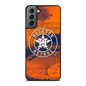 HOUSTON ASTROS ICON MLB BASEBALL TEAM LOGO Samsung Galaxy S21 Plus Case Cover