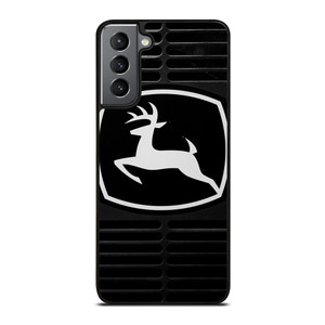 JOHN DEERE TRACTOR LOGO BLACK Samsung Galaxy S21 Plus Case Cover