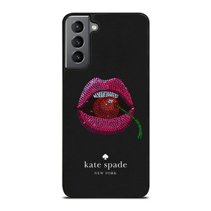 KATE SPADE NEW YORK LIPS AND CHERRY Samsung Galaxy S21 Plus Case Cover