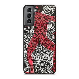 KEITH HARING ART INTO 84 Samsung Galaxy S21 Plus Case Cover