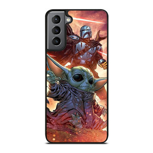 MANDALORIAN AND BABY YODA STAR WARS Samsung Galaxy S21 Plus Case Cover