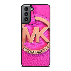 MICHAEL KORS MK LOGO PINK GOLD EMBLEM Samsung Galaxy S21 Plus Case Cover