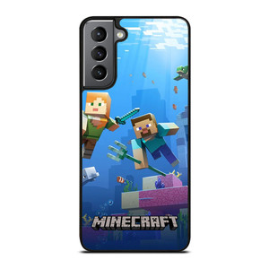 MINECRAFT GAMES UNDER WATER Samsung Galaxy S21 Plus Case Cover MINECRAFT GAMES UNDER WATER Samsung Galaxy S21 Plus Case Cover